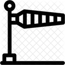 Manche A Air Meteo Direction Du Vent Icône