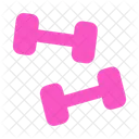 Pesas Fitness Gimnasio Icono