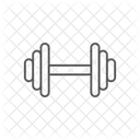 Pesas Equipo Fitness Icono
