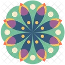 Mandala Flower Floral Icon
