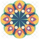 Mandala Flower Floral Icon
