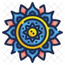 Mandala-Blume  Symbol