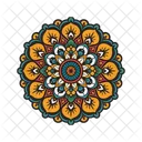 Mandala Dekoration Schmuck Icon