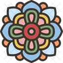 Mandala Pattern Meditation Icon