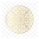 Mandala Sagrado Geometria Icono