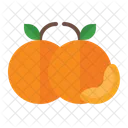 Mandarina Naranja Organica Icono
