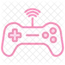 Icono De Linea De Duotono De Gamepad Icon