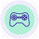 Icono De Linea De Gamepad Icono