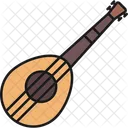 Mandolin Art Guitar Icon