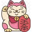 Maneki Cat Doll Icon