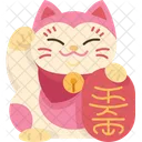 Maneki Cat Doll Icon