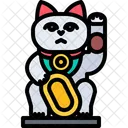 Maneki Neko Cat Money Icon