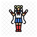 Manga Cosplay Feminino Ícone