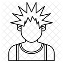Manga-Frisur  Symbol