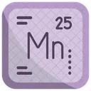 Manganese Chemistry Periodic Table Icon