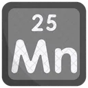 Manganese Periodic Table Chemists Icon
