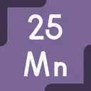 Manganese Periodic Table Chemistry Icon