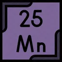 Manganese Periodic Table Chemistry Icon