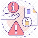 Vertraulichkeit Mangel Kooperation Symbol