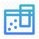 Aquarium Nourriture Pour Poissons Simple Icon