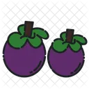 Manggis Fruit Healthy Icon