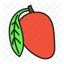 Mango Vegetarian Fruit Icon