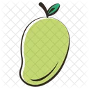 Fruit Mango Organic Icon