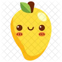 Mango Frutas Cara Icono