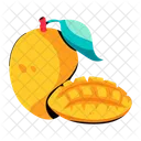 Mango Mango Slice Summer Fruit Icon