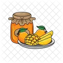 Mango Jam Food Icon