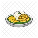 Mango arroz pegajoso  Icono