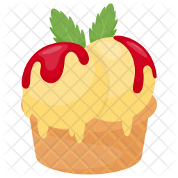 Mango Cup Cone Icon png