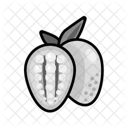 Mango cut  Icon