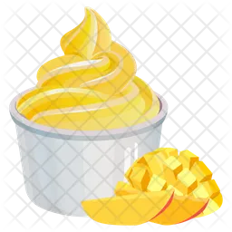 Mango Eiscreme  Symbol