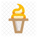 Mango Eistute Eis Dessert Symbol