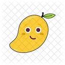 Emoji De Mango Icono