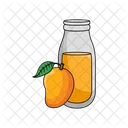 Mango Juice Bottle Drink Icon