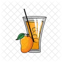 Mango Juice Glass Drink Icon
