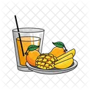 Mango Juice Indian Beverage Icon