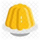 Mango Pudding Sweet Dessert New Year Pudding Icon