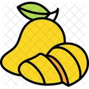 Mango With Pleeled Cut  Icon
