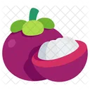 Mangostan Fruta Saludable Icon