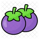 Mangostao Fruta Tropical Icon