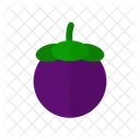 Mangostao Fruta Saudavel Icon