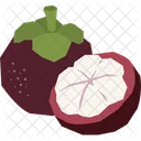 Mangosteen Fruit Healthy Icon