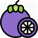 Mangosteen Food Food And Restaurant Icon