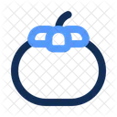 Mangosteen Fruit Organic Icon