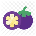 Mangosteen Fruit Mangosteen Sumatran Icon