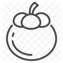 Mangosteen Queen Of Fruits Asian Icon