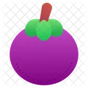 Mangosteen Fruit Food Icon